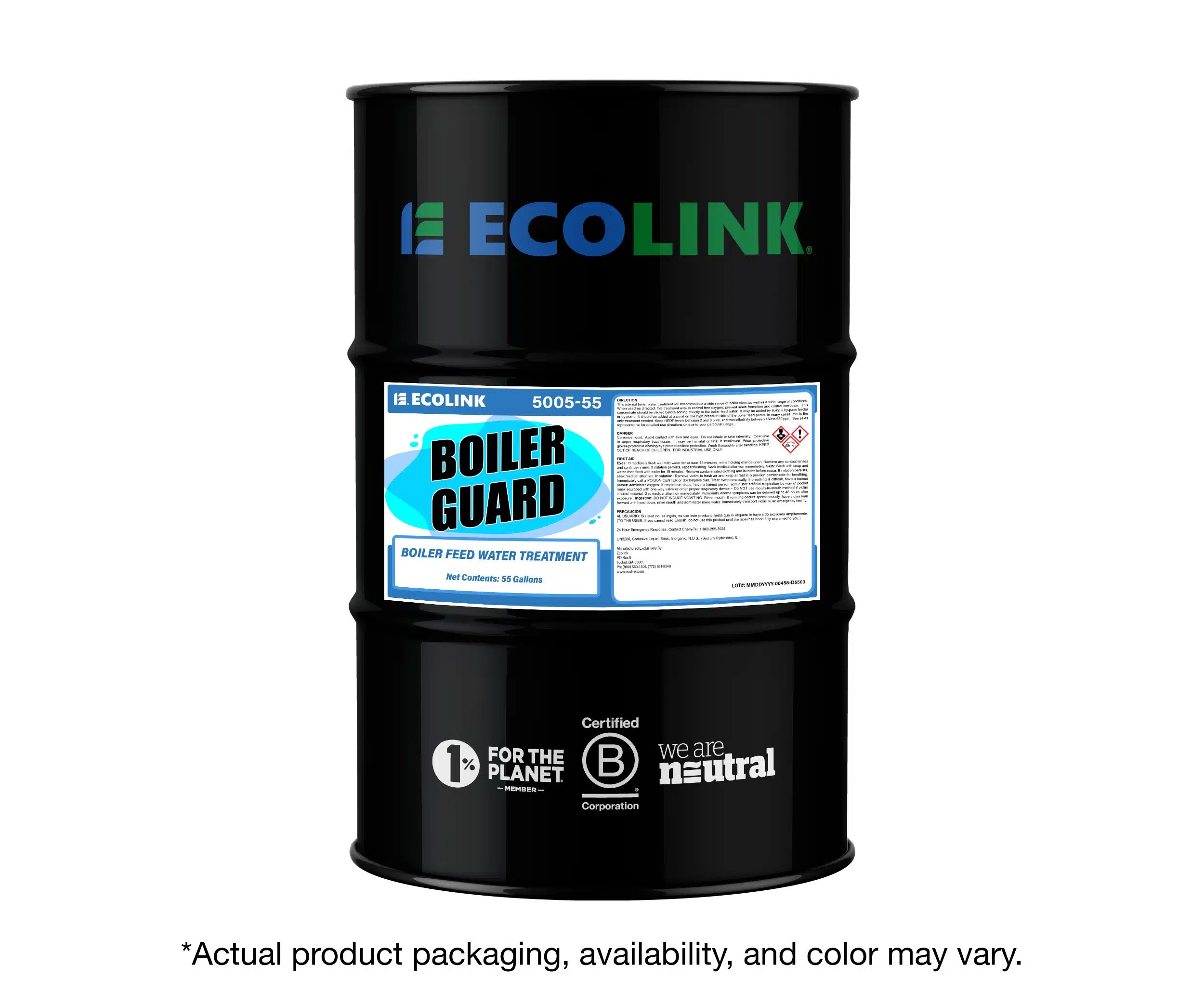 55 GallonBoiler Guard Ecolink Boiler Guard 55 gallon